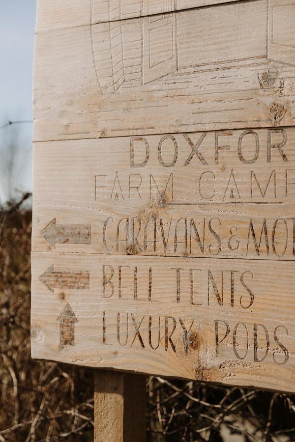 Hotel Doxford Farm Camping Alnwick Exterior foto